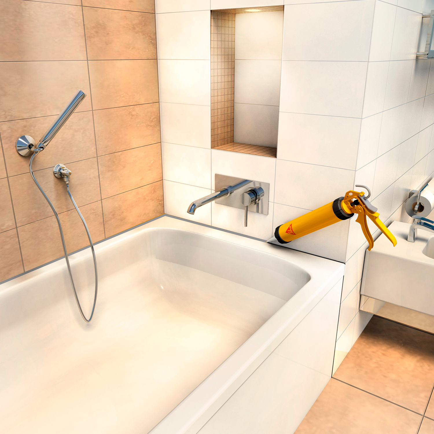 SILICONAS PARA BAÑOS Y COCINAS SANISIL 280ml SIKA - Imagen 5