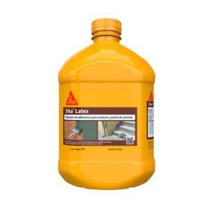 MEJORADOR DE ADHERENCIA PARA MORTEROS Y CEMENTOS SIKA LATEX 4L