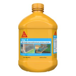 IMPERMEABILIZANTE DE CONCRETO SIKA-1 LIQUIDO 4L
