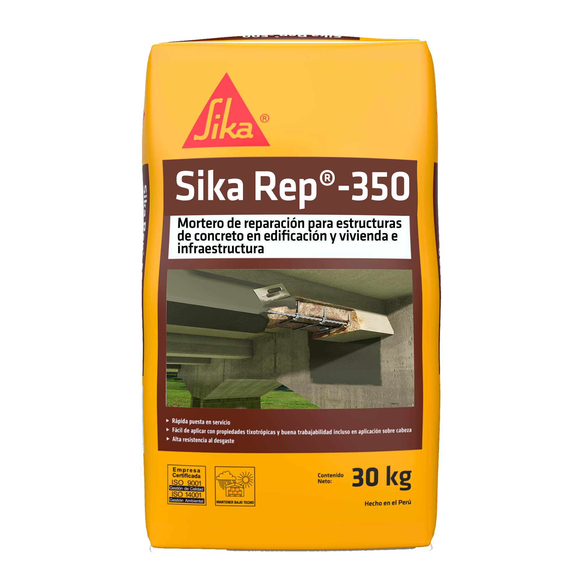 MORTERO DE REPARACION PARA ESTRUCTURAS DE CONCRETO SIKAREP®-350 30kg