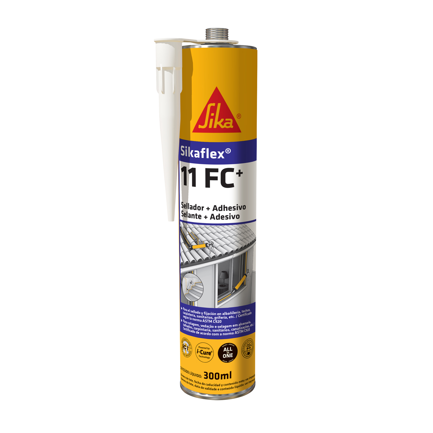 ADHESIVO Y SELLADOR DE JUNTAS SIKAFLEX-11FC + 300ML