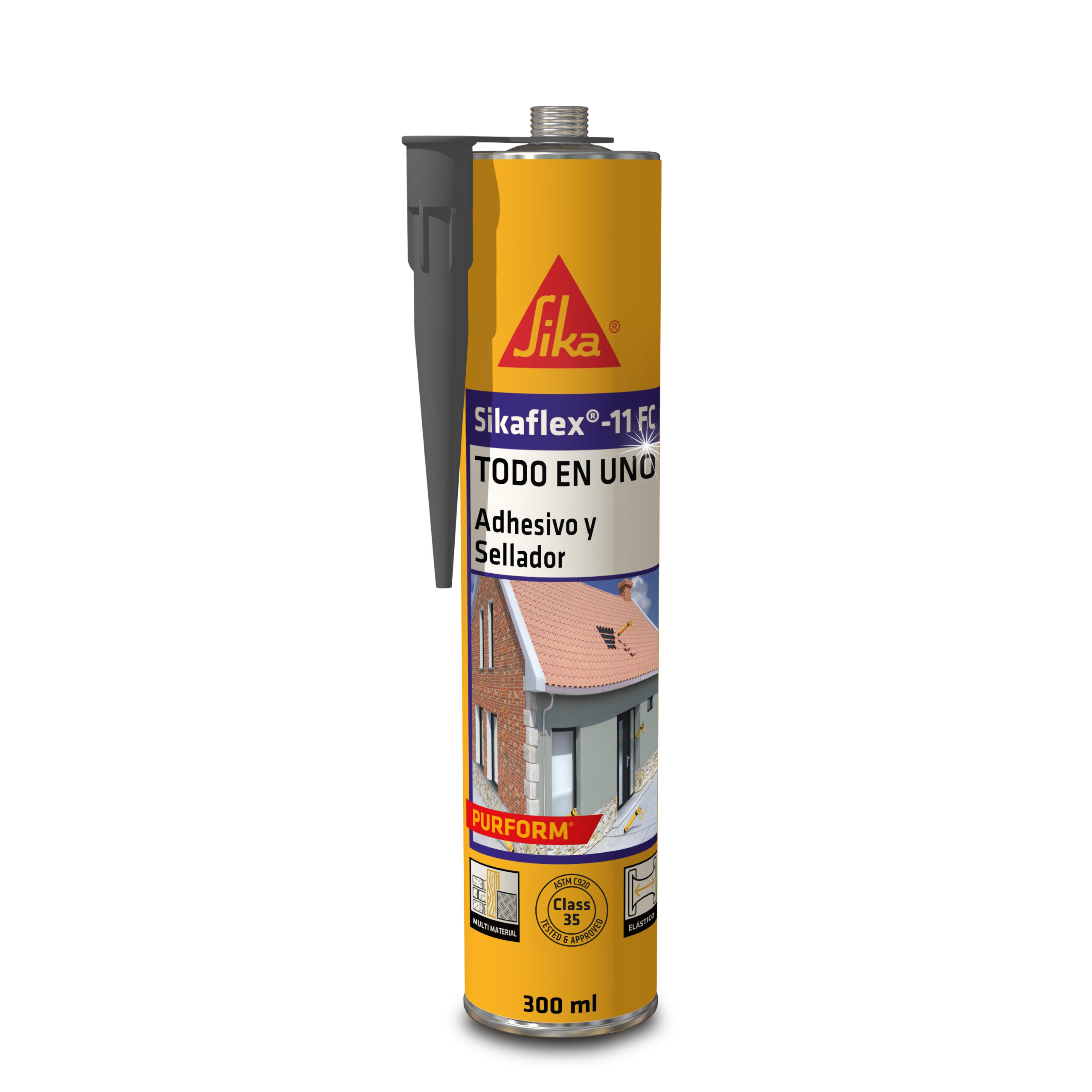 ADHESIVO Y SELLADOR DE JUNTAS SIKAFLEX-11FC PURFORM GRIS CTR300ML