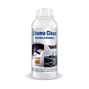 CHEMA CLEAN LIMPIA ACERO Y CROMO 1 LT
