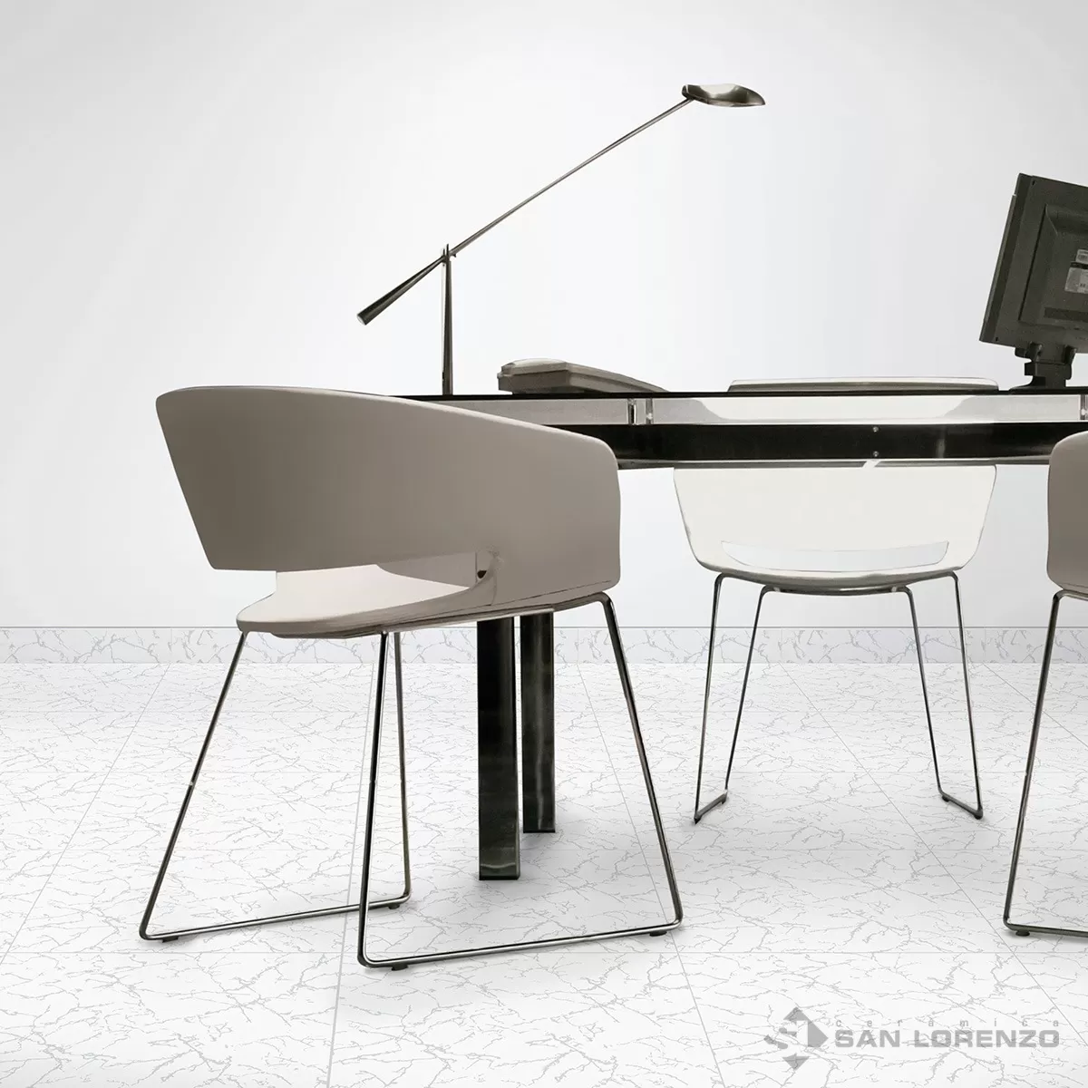 LUCIENNE BLANCO 45X45 (2DA) CJ. 2.29 - Imagen 3