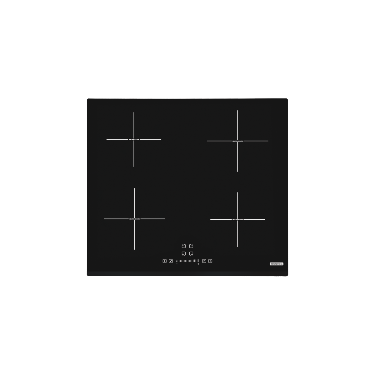 Cocina Empotrable Tramontina por inducción con 4 zonas de calentamiento y mando Touch