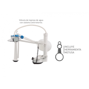 JUEGO DE ACCESORIOS SIMPLE P/TANQUE INODORO