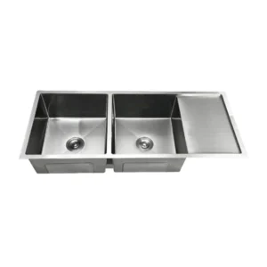 LAVADERO STAINLESS P/MARMOL DOBLE POZA SIGNATURE 120X50X23CM - FRATELLI