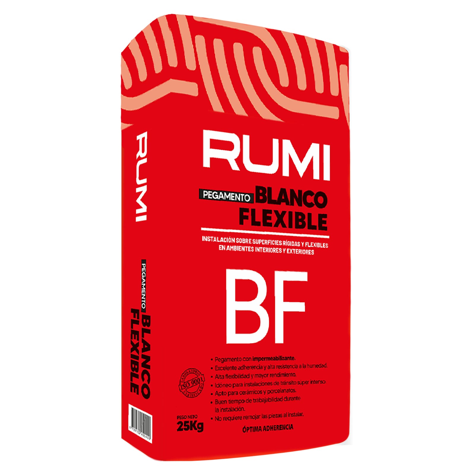 PEGAMENTO BLANCO FLEXIBLE 25KG RUMI