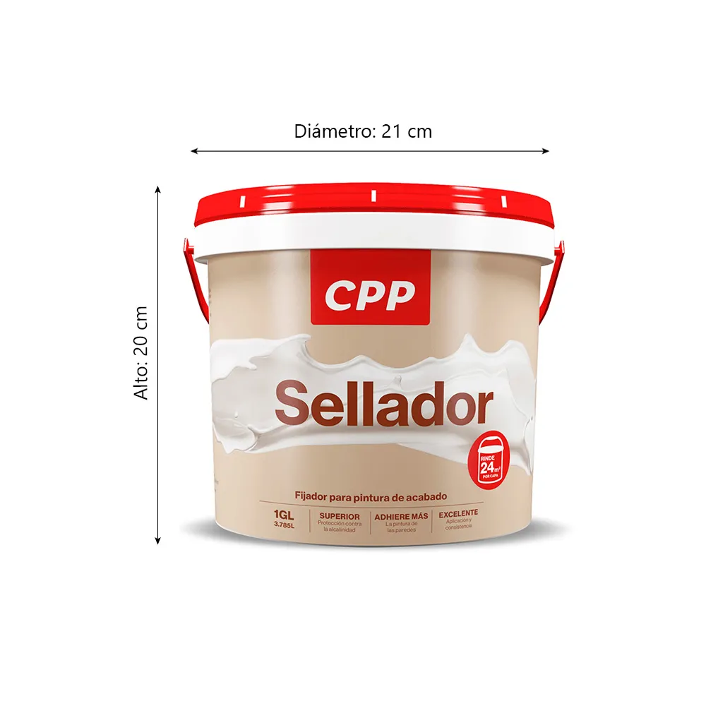 SELLADOR CPP BLANCO 1 GL - Imagen 2