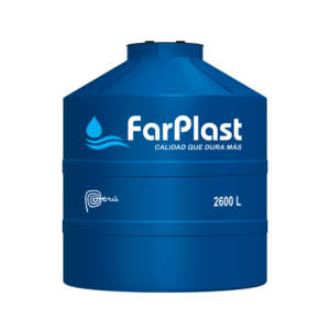 TANQUE FARPLAST 2600 LTRS COLOR AZUL