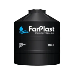 TANQUE FARPLAST 2600 LTRS COLOR NEGRO