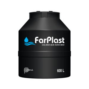 TANQUE FARPLAST 600 LTRS COLOR NEGRO