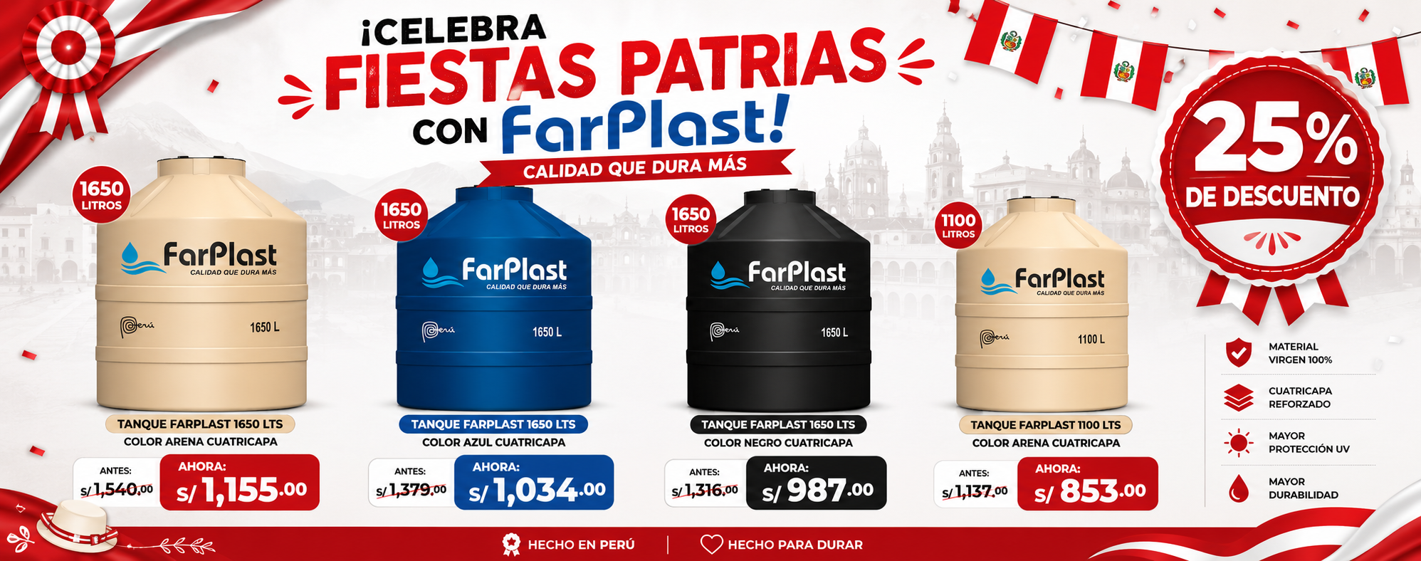 Banner tanques farplast